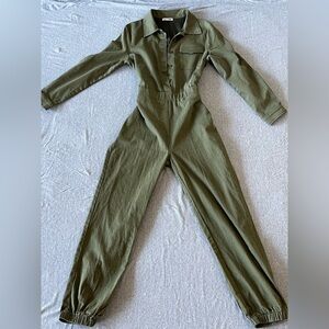 Fashion Nova Olive Green Jumpsuit